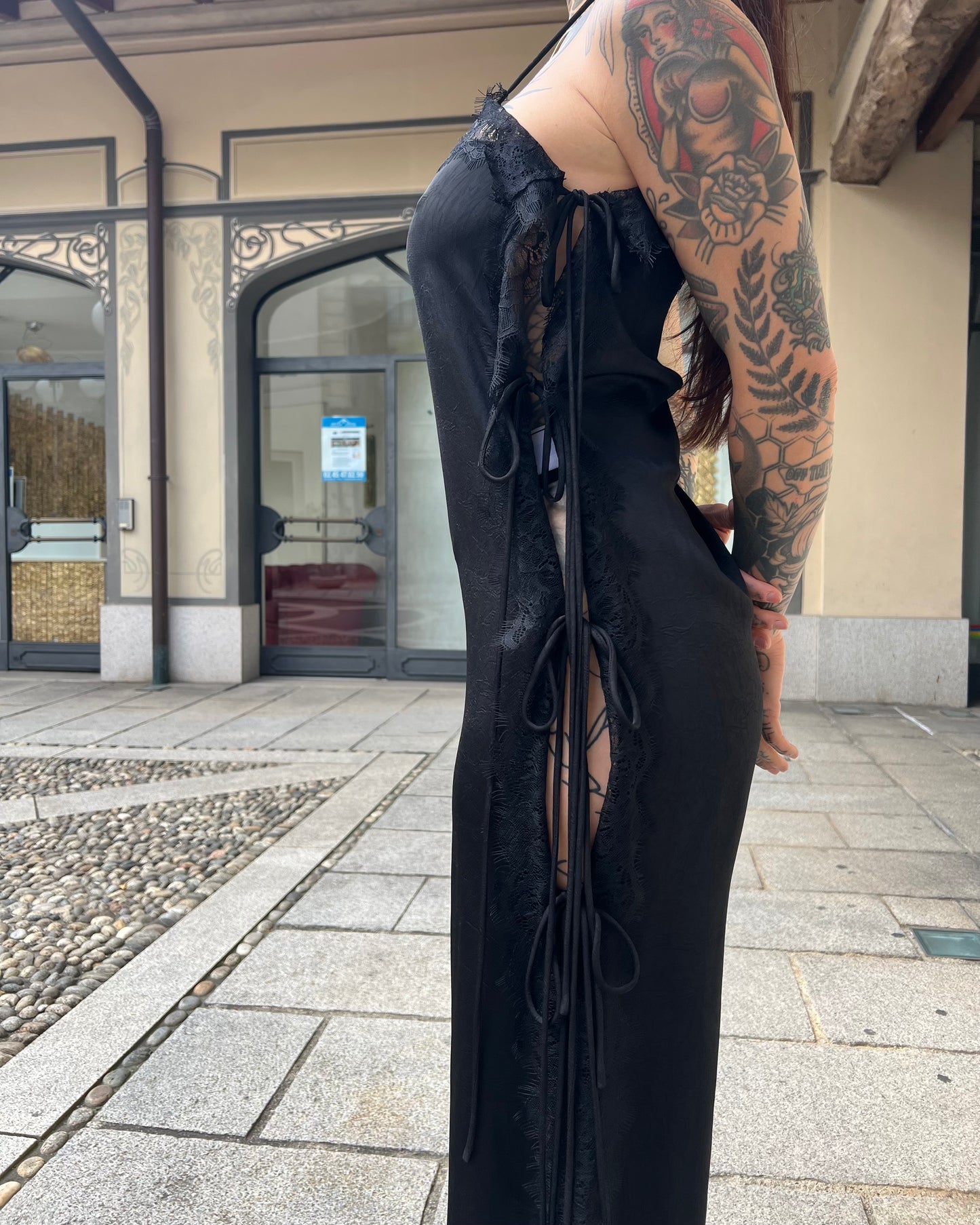 ABITO MIDI PIZZO