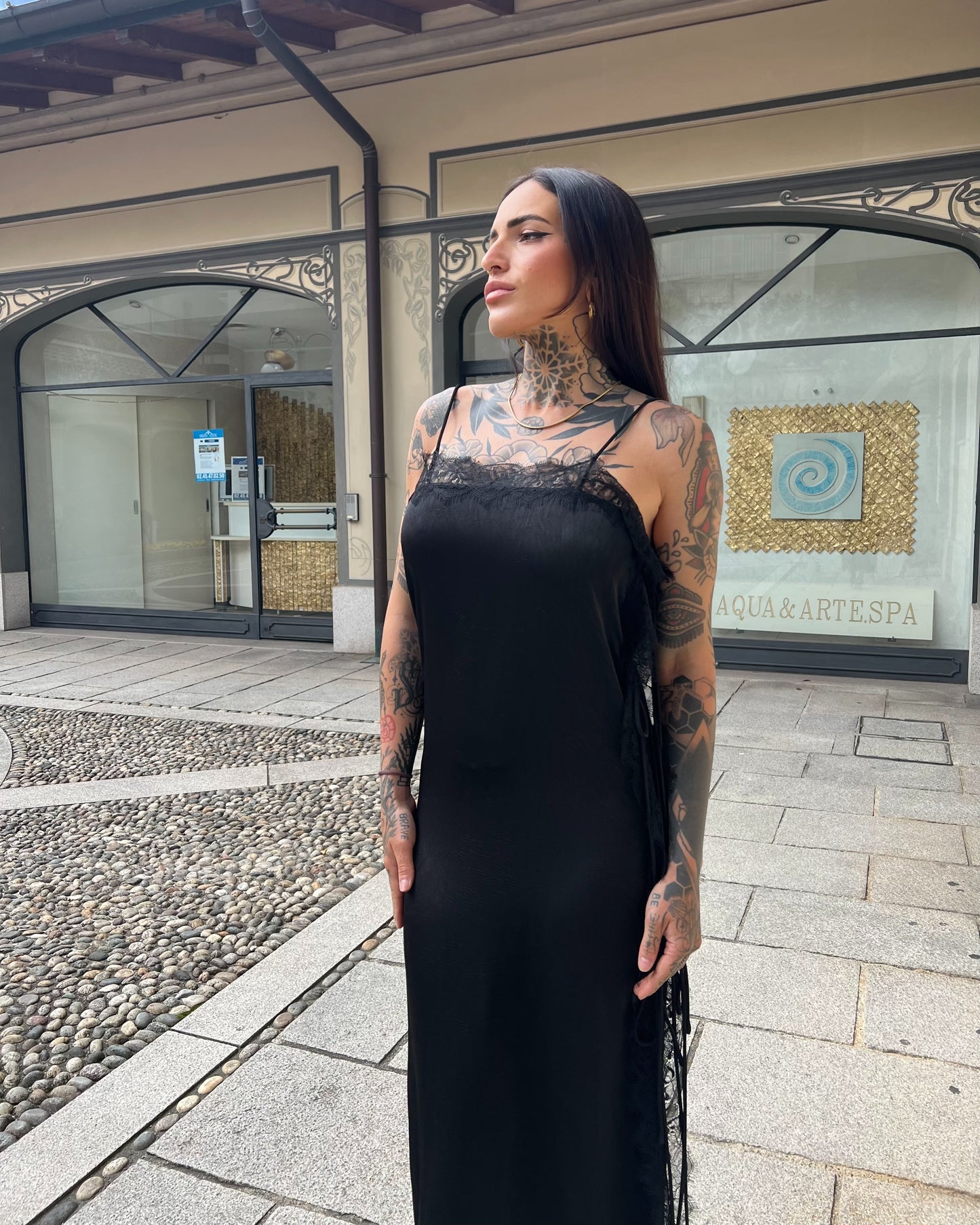 ABITO MIDI PIZZO