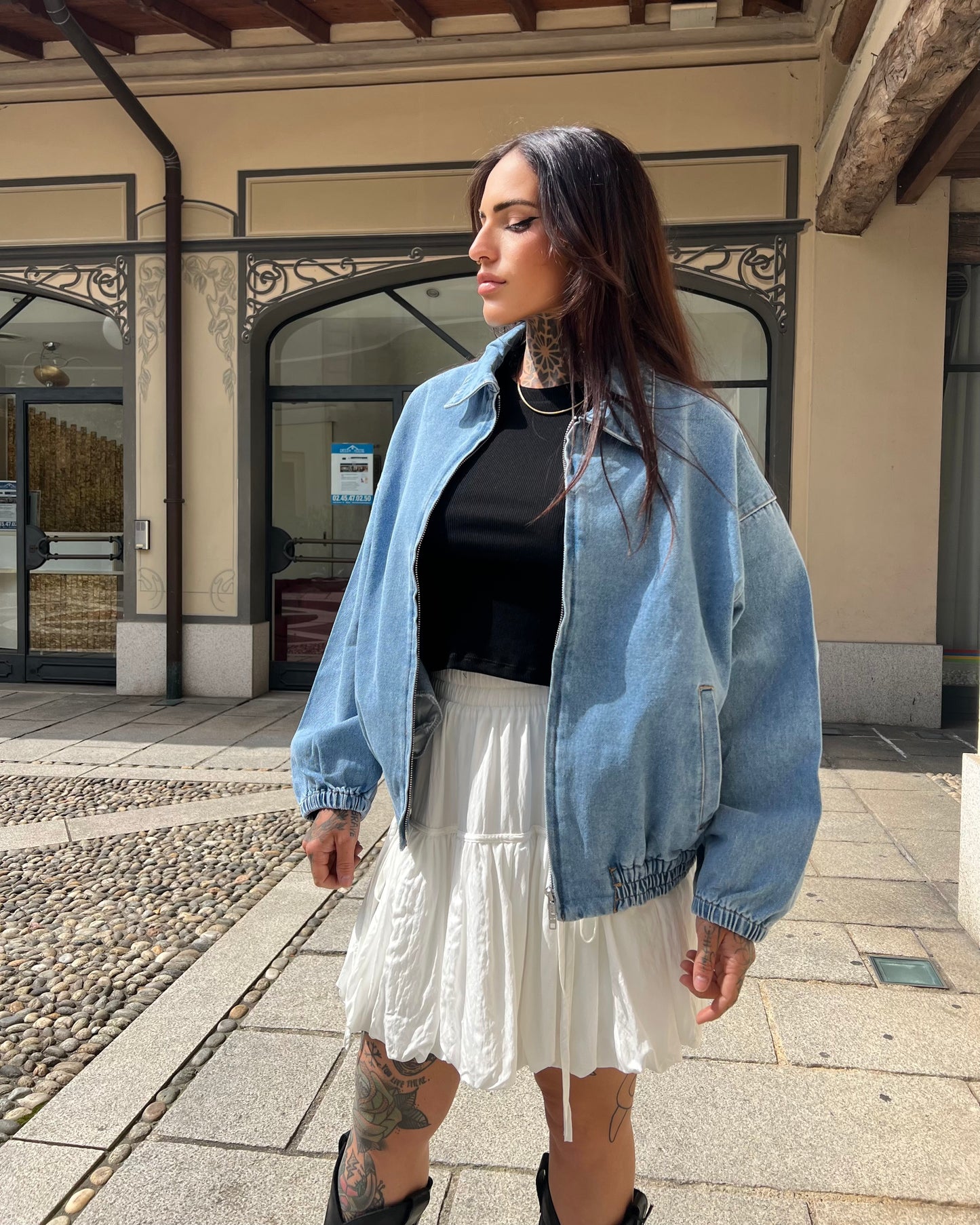 BOMBER DENIM