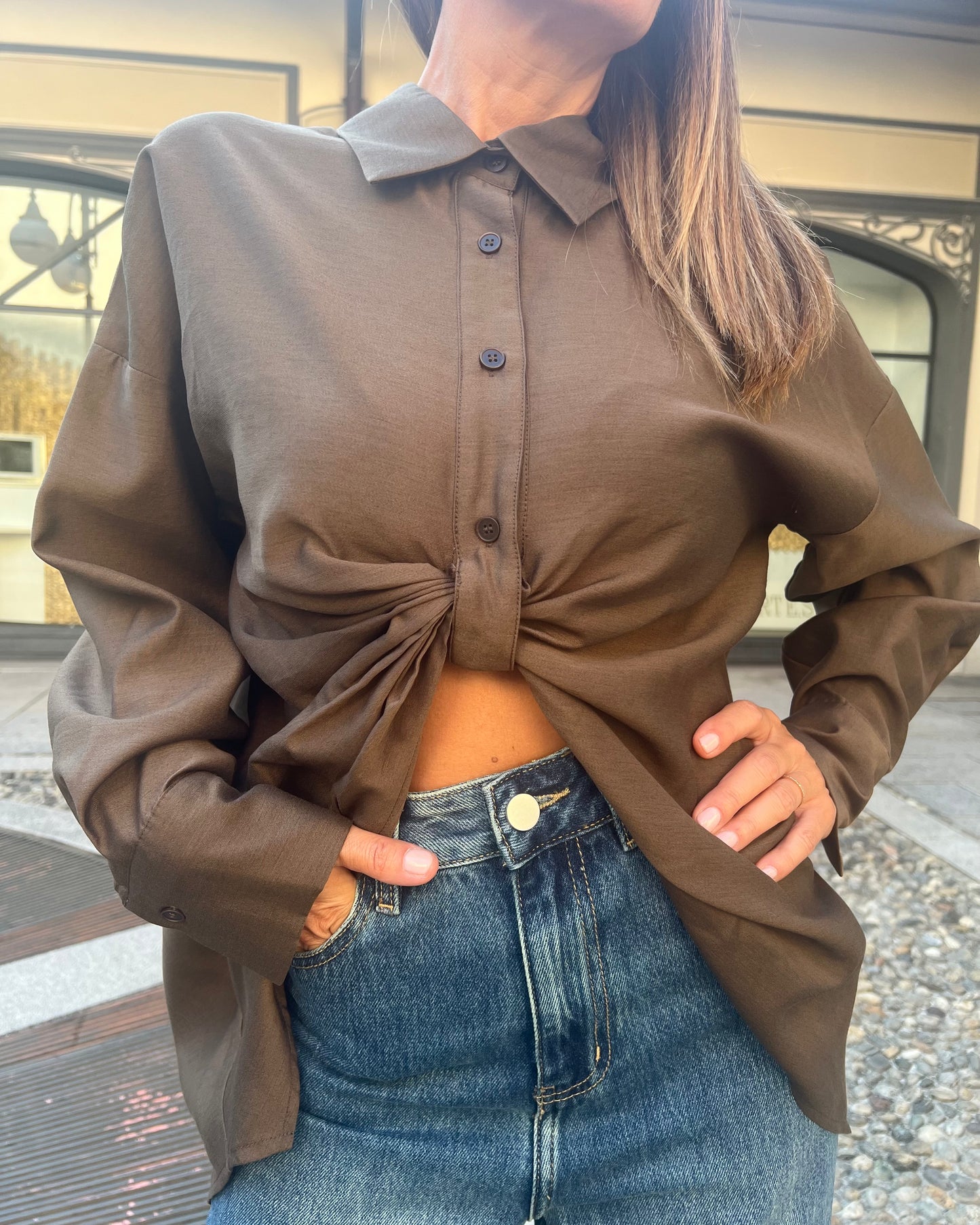 CAMICIA CROP