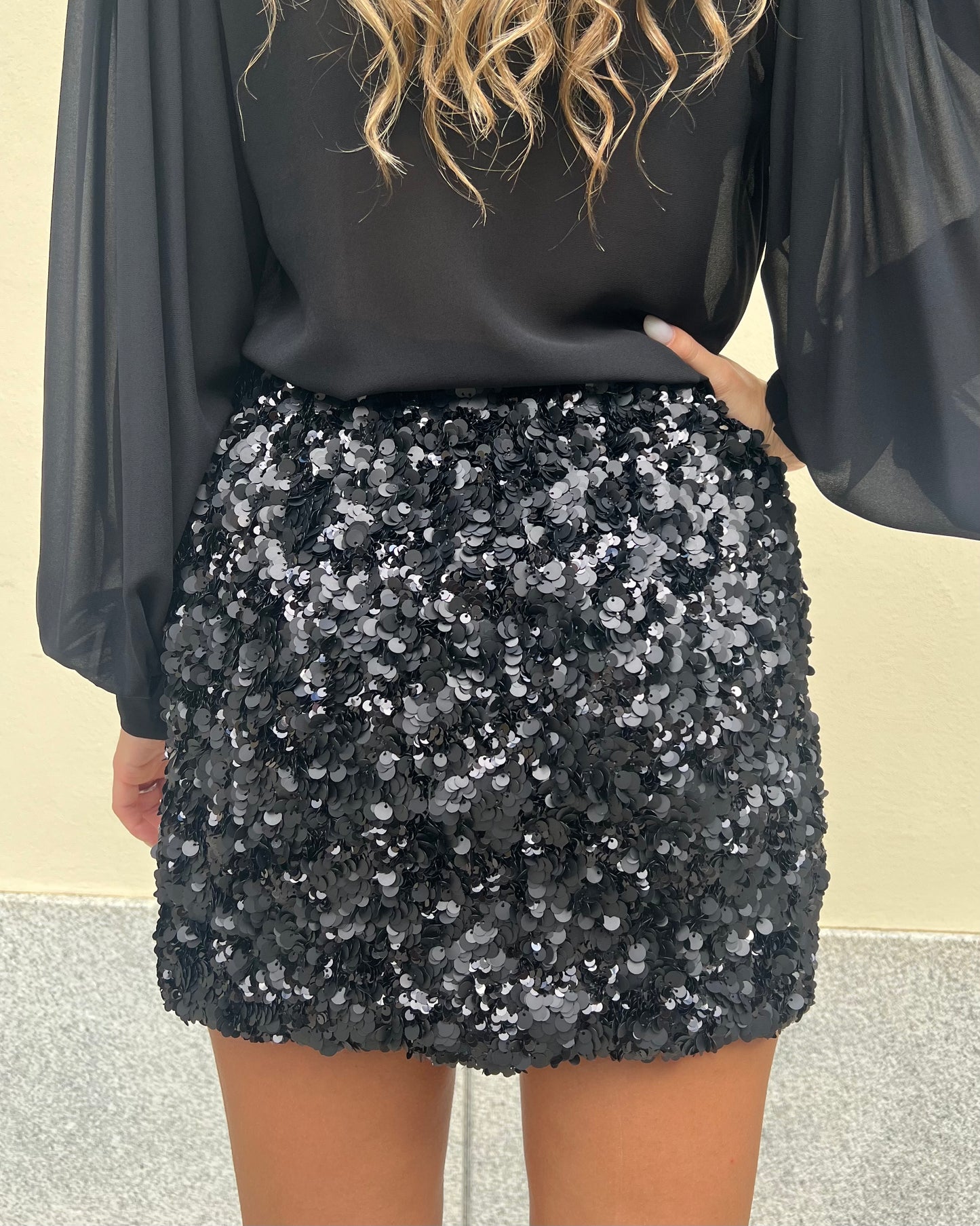 MINIGONNA PAILLETTES