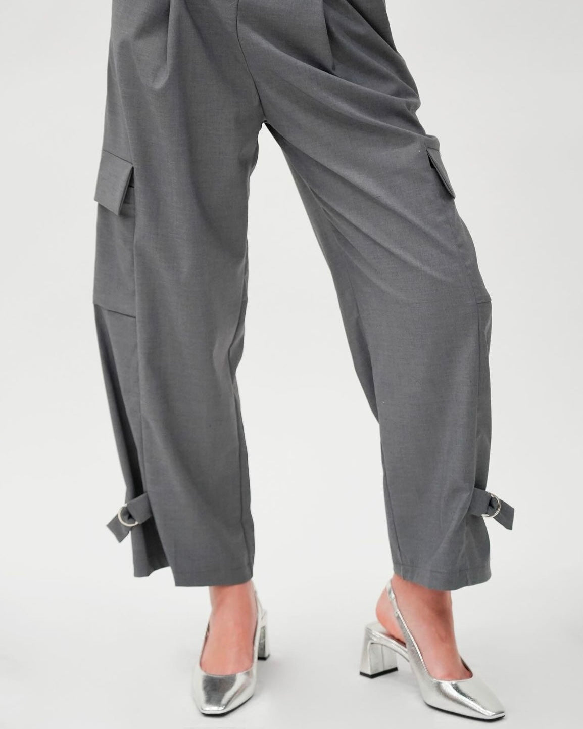 PANTALONE CARGO GRIGIO